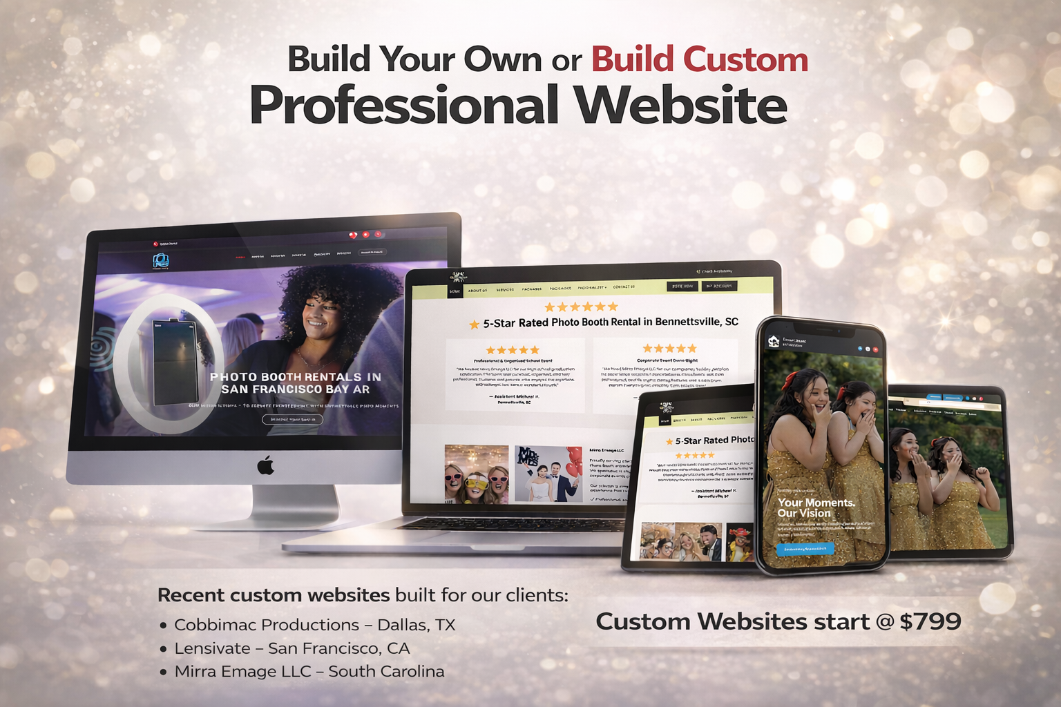 Build Your Own or Build Custom Professional Website